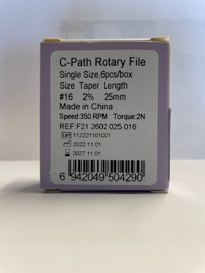 AF C-Path Files 25mm 6pcs/box