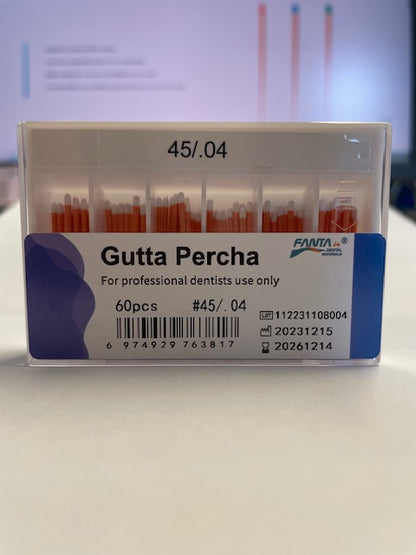 Gutta Percha 45/.04 and 20/.04