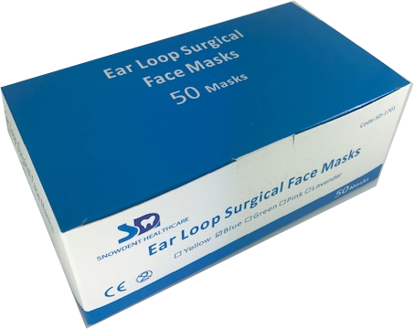 Earloop Surgical Face Masks 50pcs